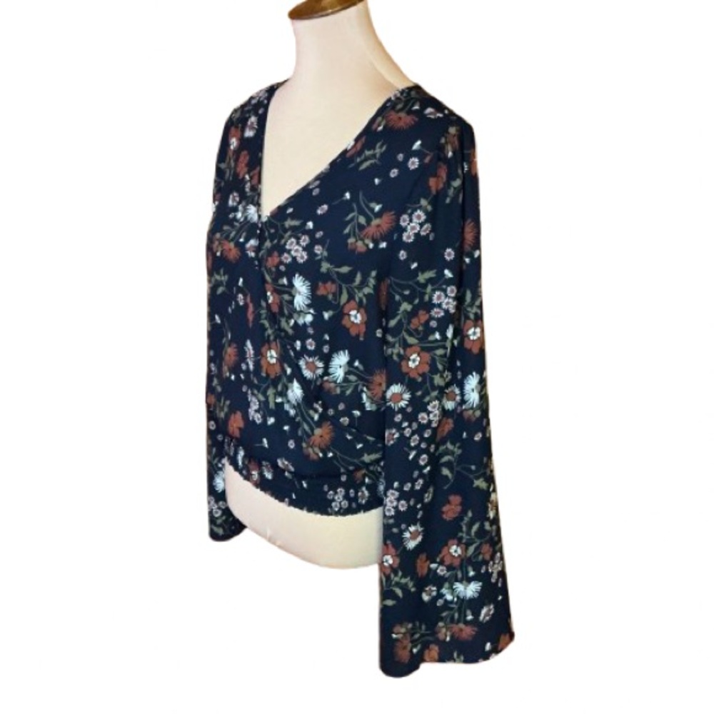 Sienna Sky Floral Bell Sleeve Blouse